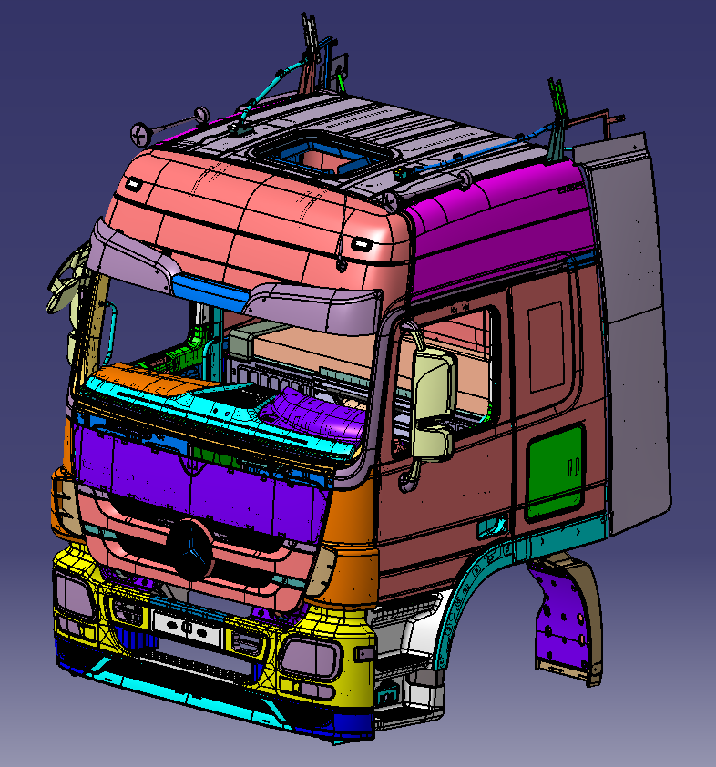 梅赛德斯 Actros – 驾驶室标准