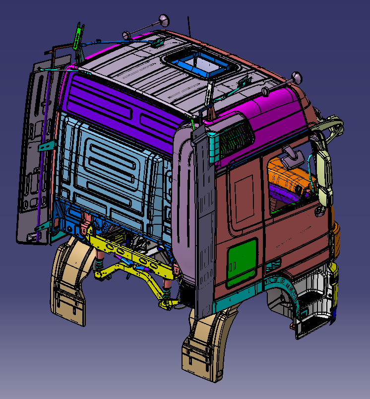 梅赛德斯 Actros – 驾驶室标准