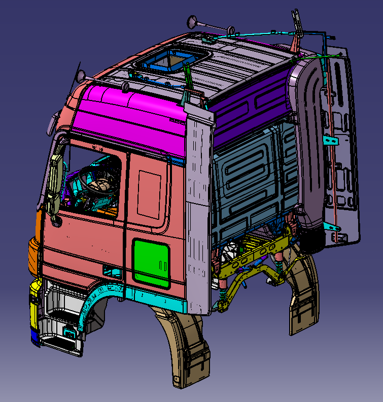 梅赛德斯 Actros – 驾驶室标准