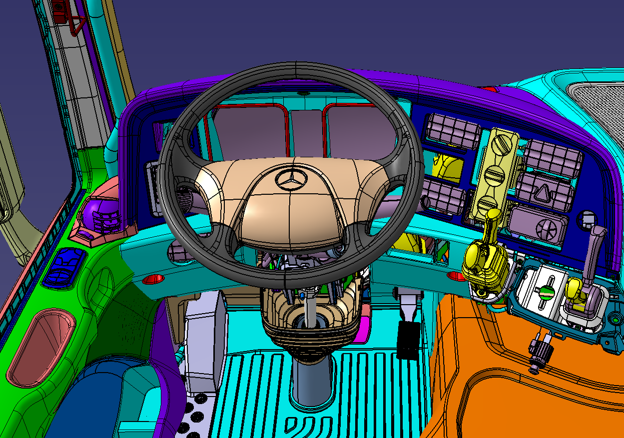 梅赛德斯 Actros – 驾驶室标准