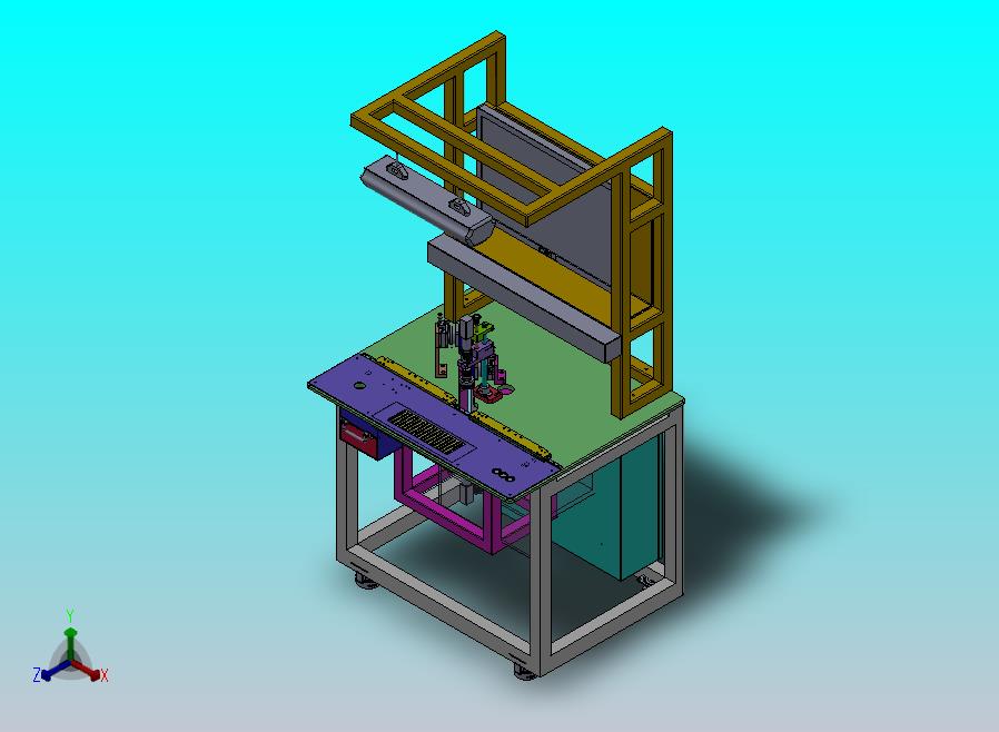 四镜头CCD视觉检视工位