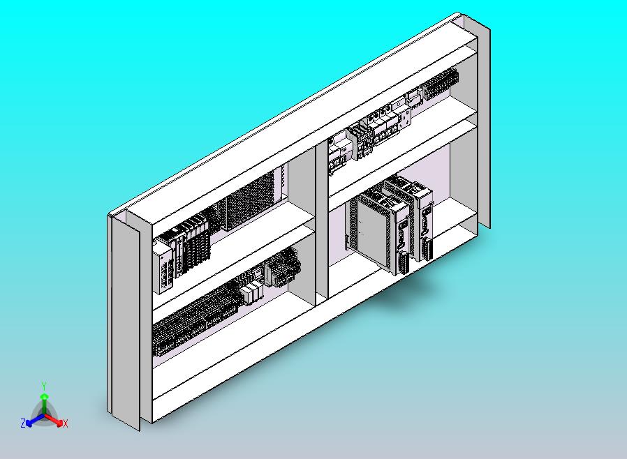 含plc，IO模块，空开，交流接触器，继电器，插座，振动盘控制器