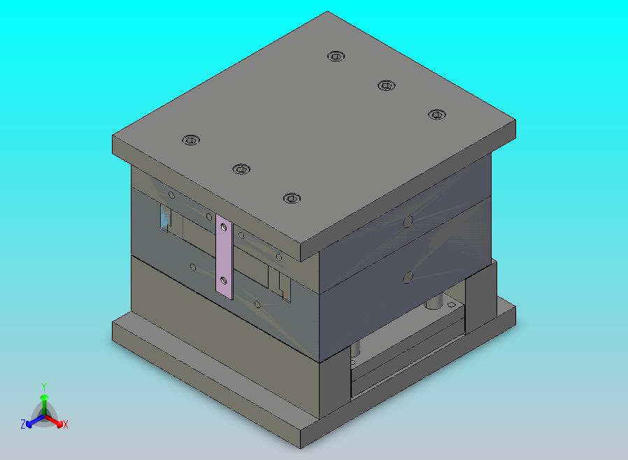 柜子固定扣模具设计