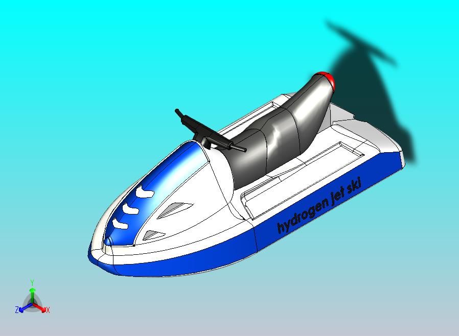 氢气喷气式摩托艇