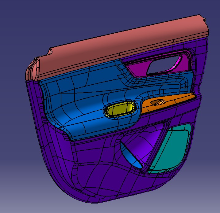 汽车_车门饰板样式