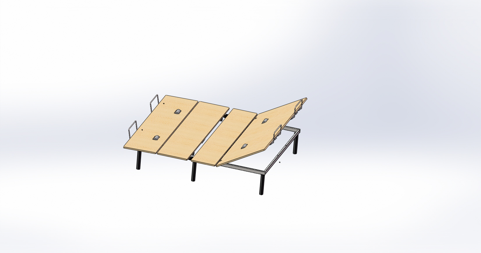 双电机双人按摩电动床