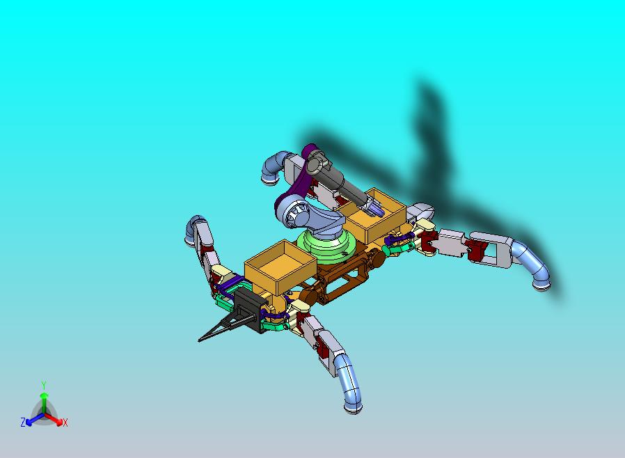 仿生蜥蜴机器人结构