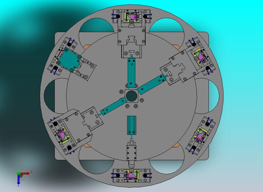 DD马达的转盘机构