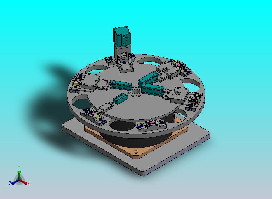 DD马达的转盘机构