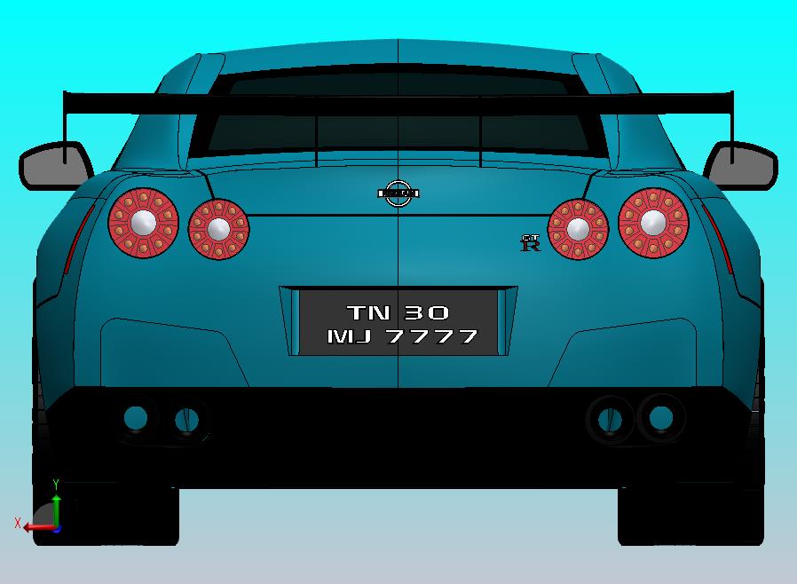 日产GTR汽车
