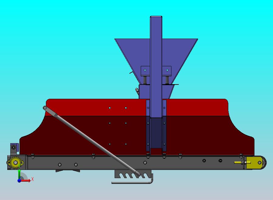 马铃薯种薯 切割机 PGS4-卸料输送机总装