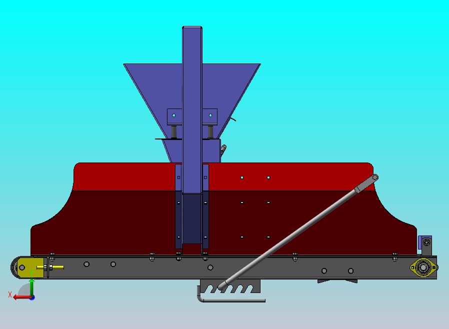 马铃薯种薯 切割机 PGS4-卸料输送机总装
