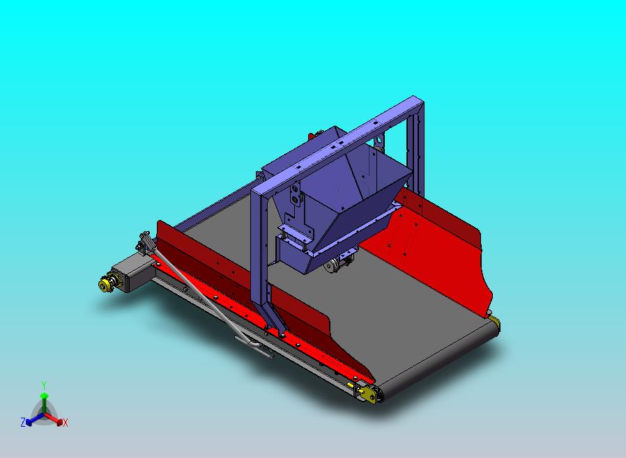 马铃薯种薯 切割机 PGS4-卸料输送机总装