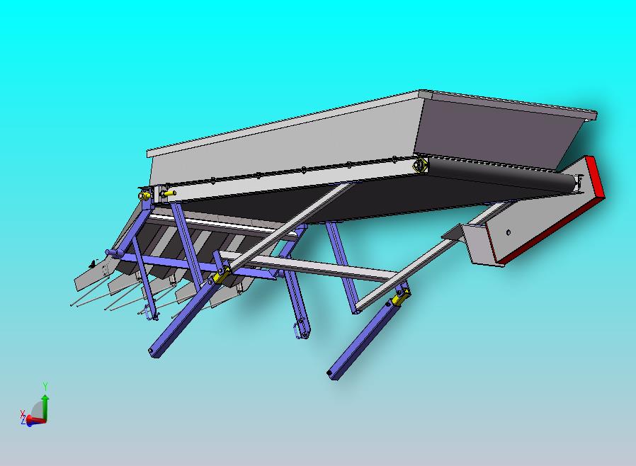 马铃薯种薯 切割机 PGS4-供给输送机组装