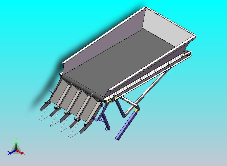 马铃薯种薯 切割机 PGS4-供给输送机组装