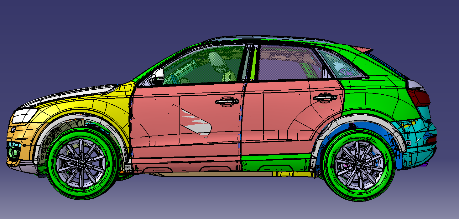 奥迪 Q3 – 部分组件预览