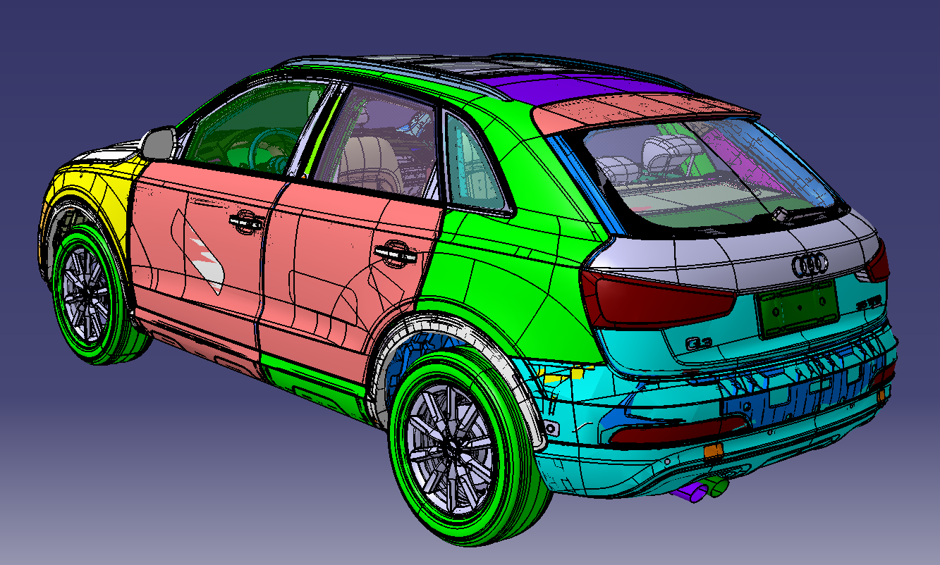 奥迪 Q3 – 部分组件预览