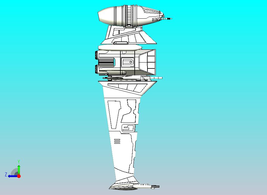 B 翼 星球大战飞行器
