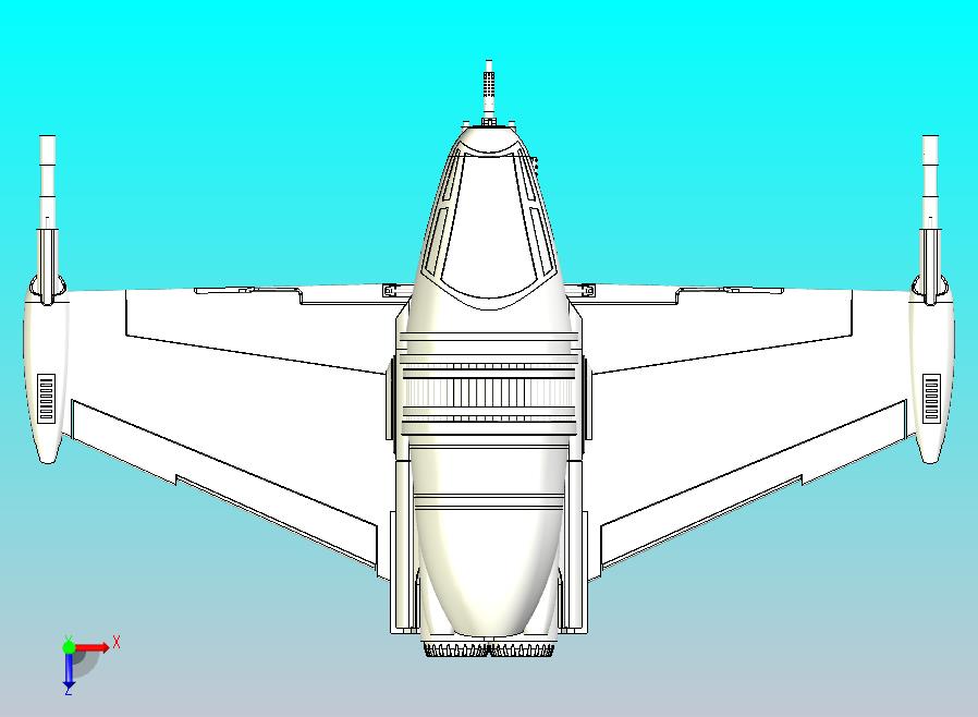 B 翼 星球大战飞行器