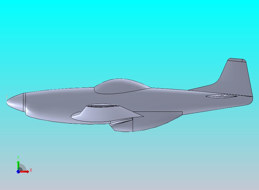 北美P-51D野马II战斗机