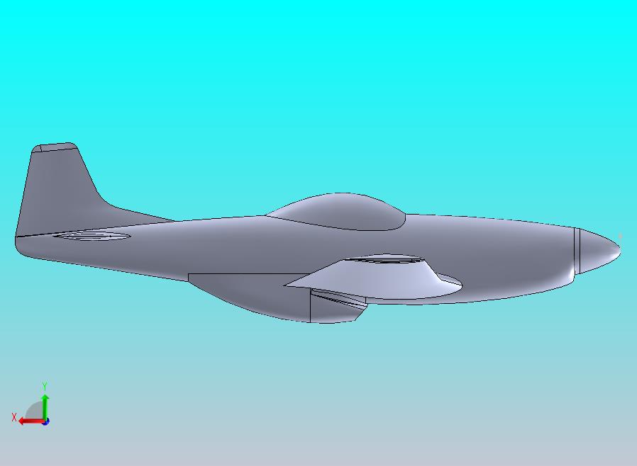 北美P-51D野马II战斗机