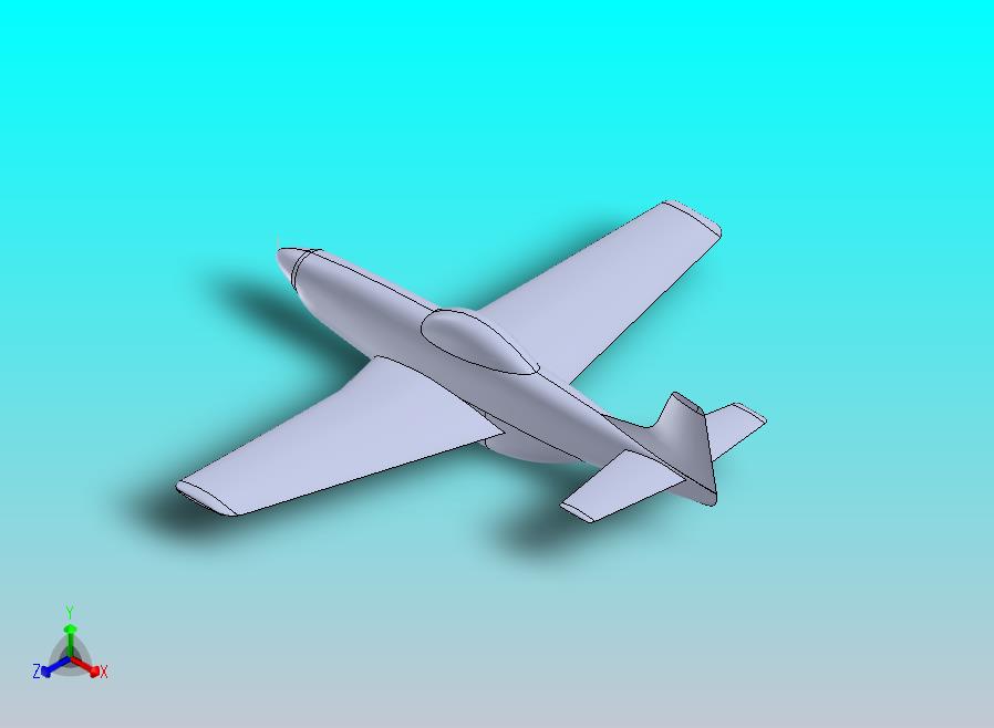 北美P-51D野马II战斗机