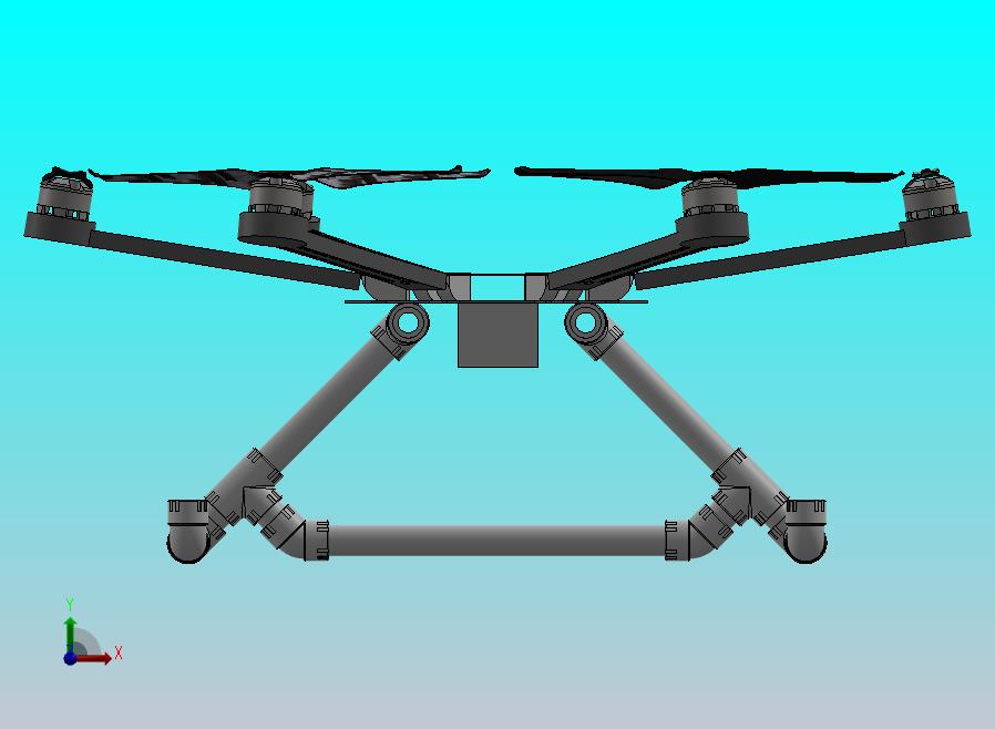 dji s800 evo  diy飞行器 起落架