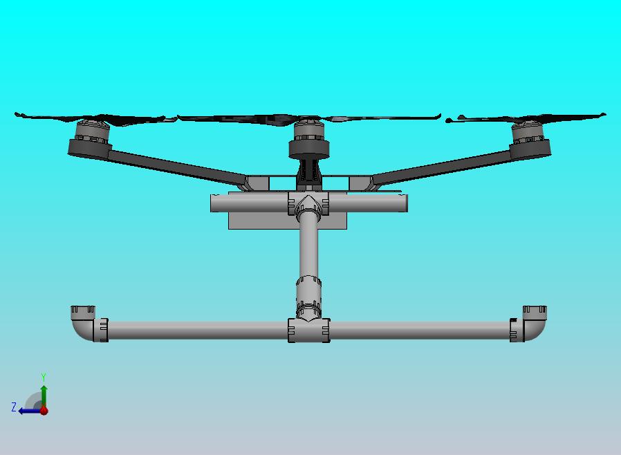 dji s800 evo  diy飞行器 起落架