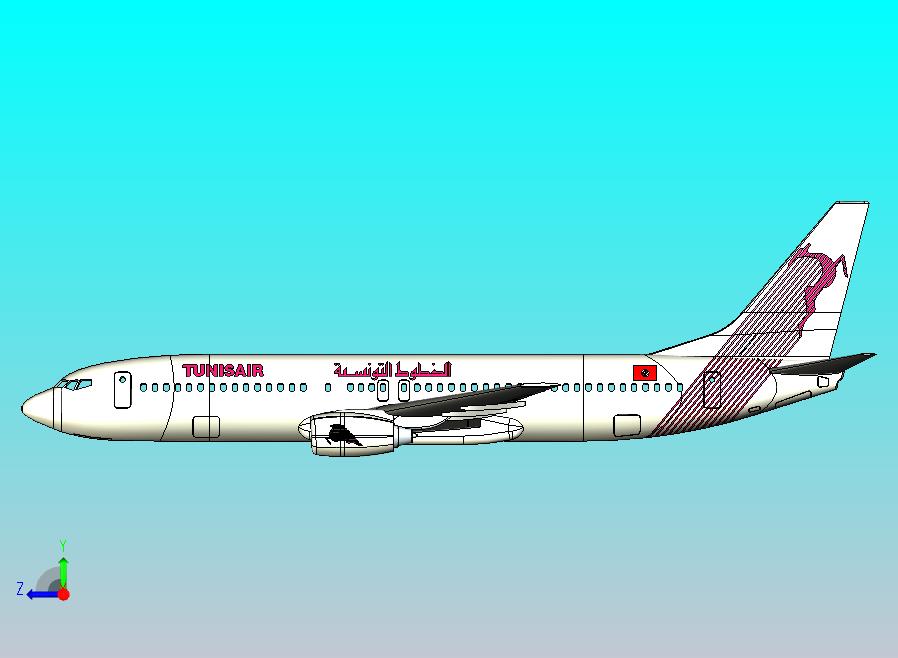 波音737 700客机 突尼斯航空