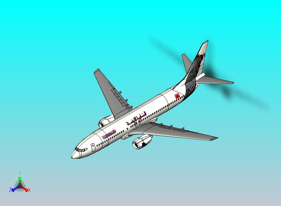 波音737 700客机 突尼斯航空