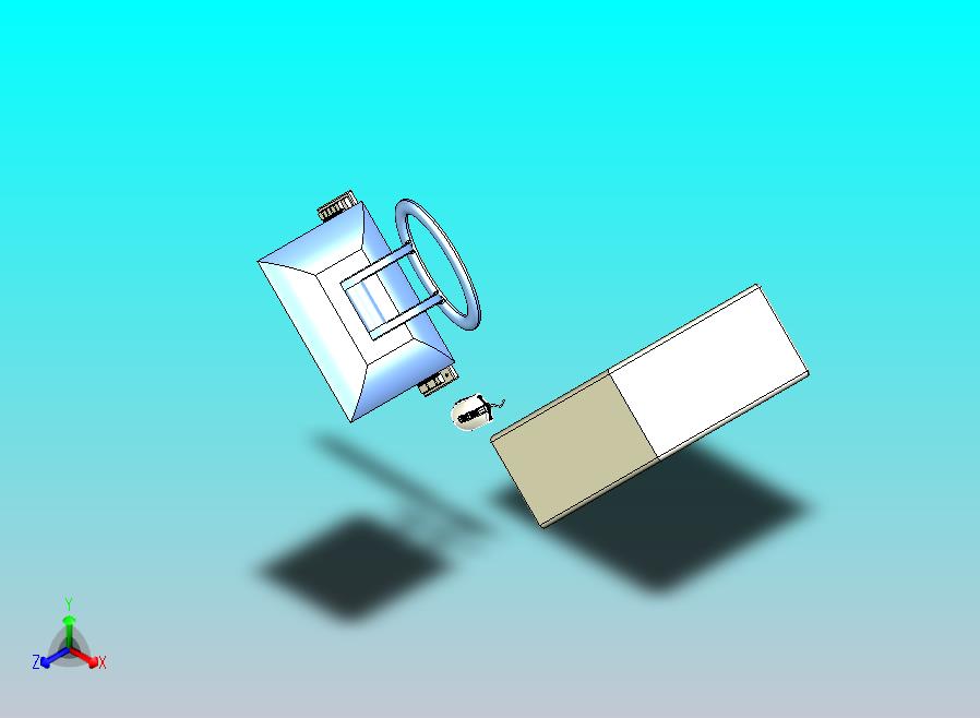 电脑四件套三维模型设计