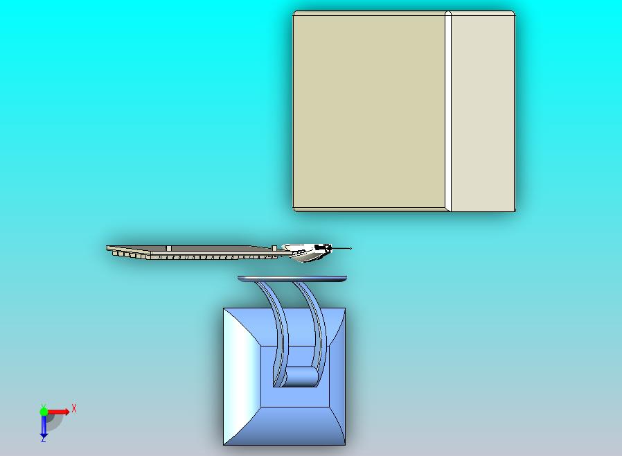电脑四件套三维模型设计