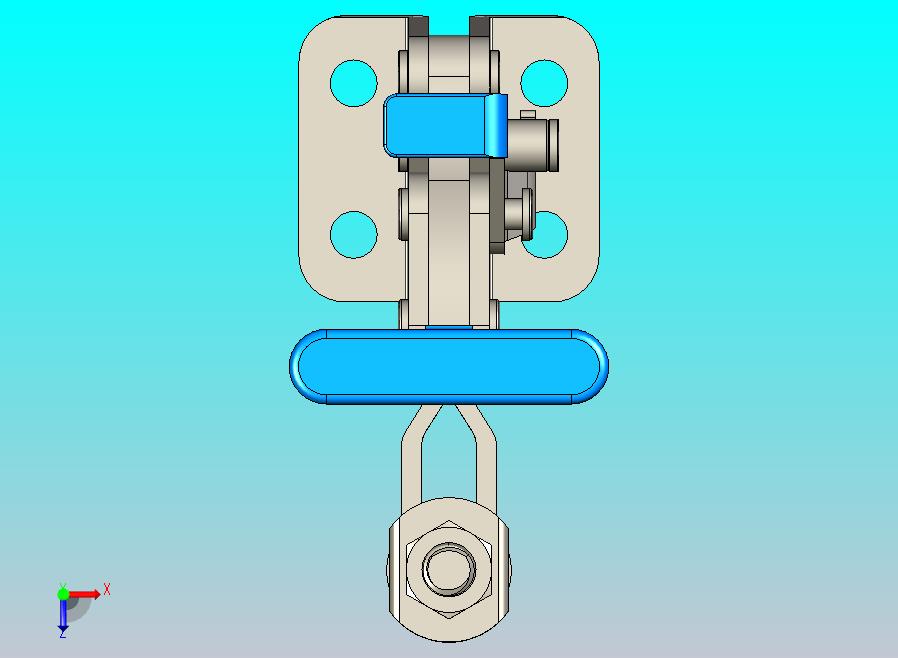 紧凑型夹具3D图