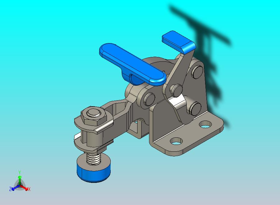 紧凑型夹具3D图