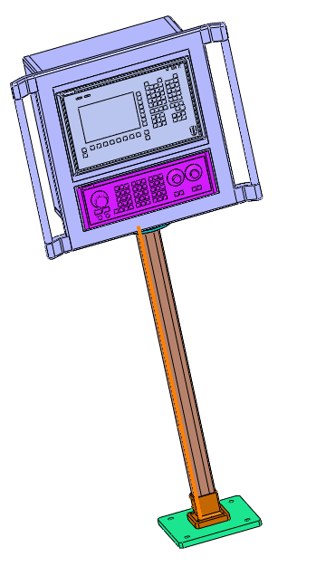 西门子10寸显示器面板落地操作箱