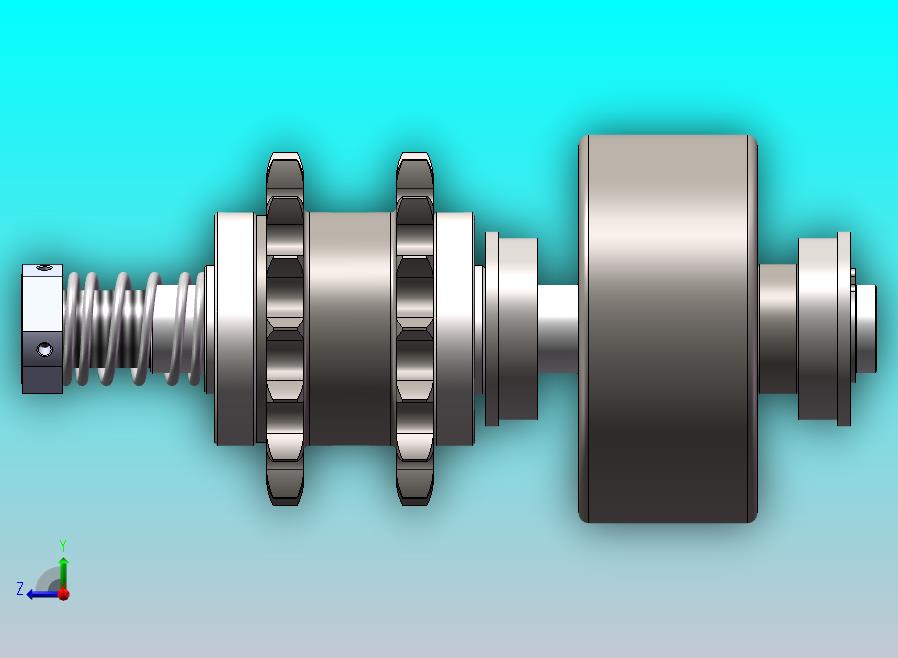 输送机摩擦轮结构