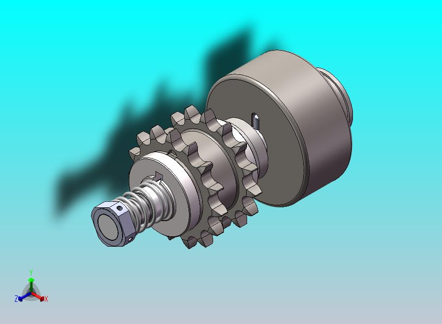 输送机摩擦轮结构