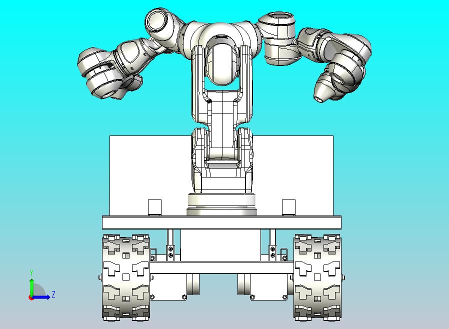 履带式移动机械臂复合机器人