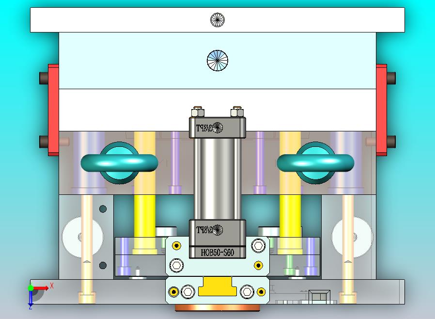 四方桶盖子模具设计