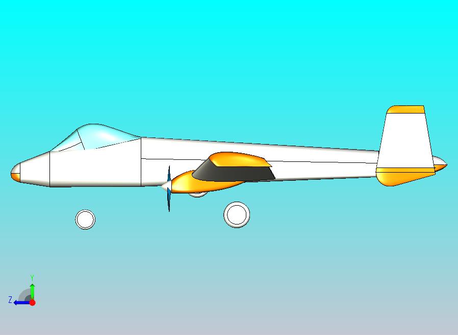 A - 10 螺旋桨 RC飞机