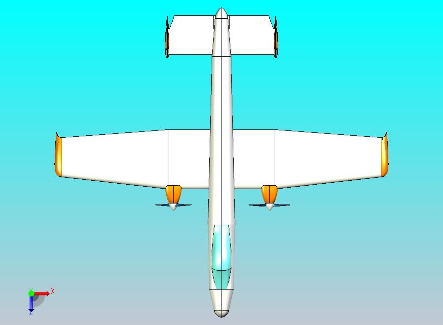 A - 10 螺旋桨 RC飞机