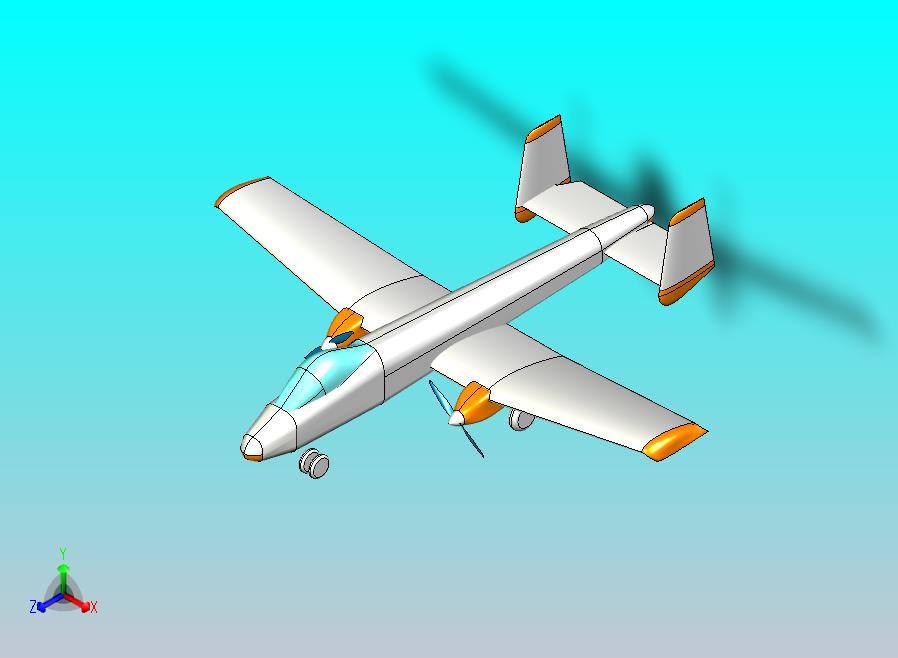 A - 10 螺旋桨 RC飞机