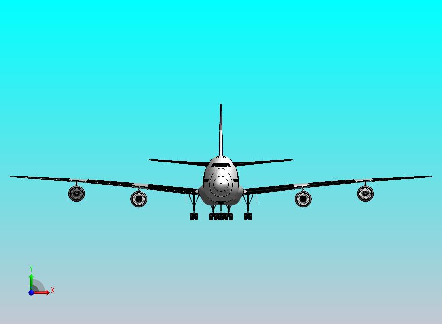 波音 747-400客机