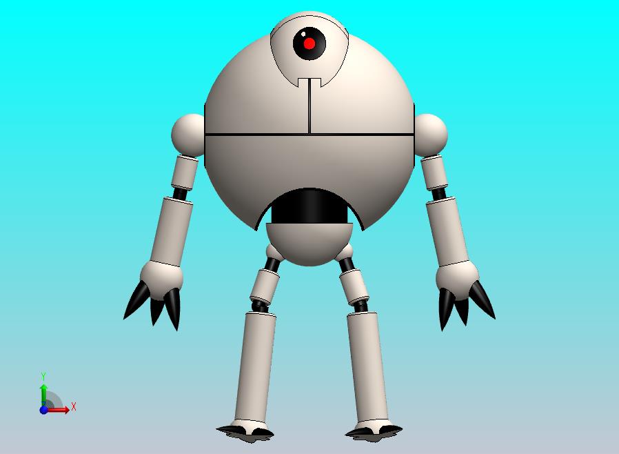 吉鲁 DBGT 机器人 3D