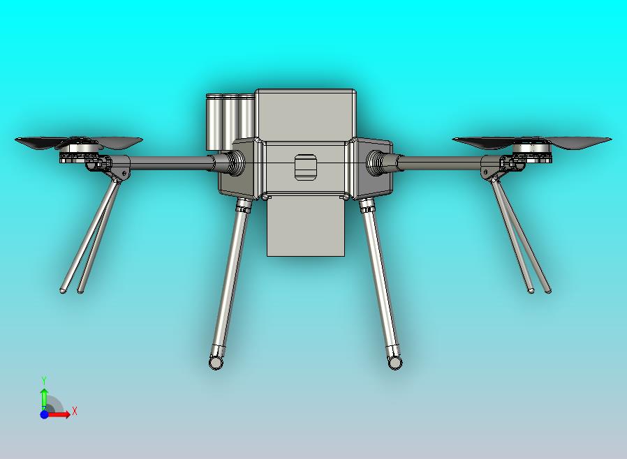 消毒器喷洒重型升降机无人机