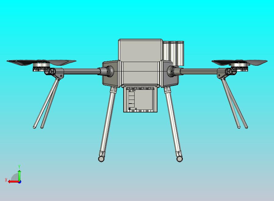 消毒器喷洒重型升降机无人机