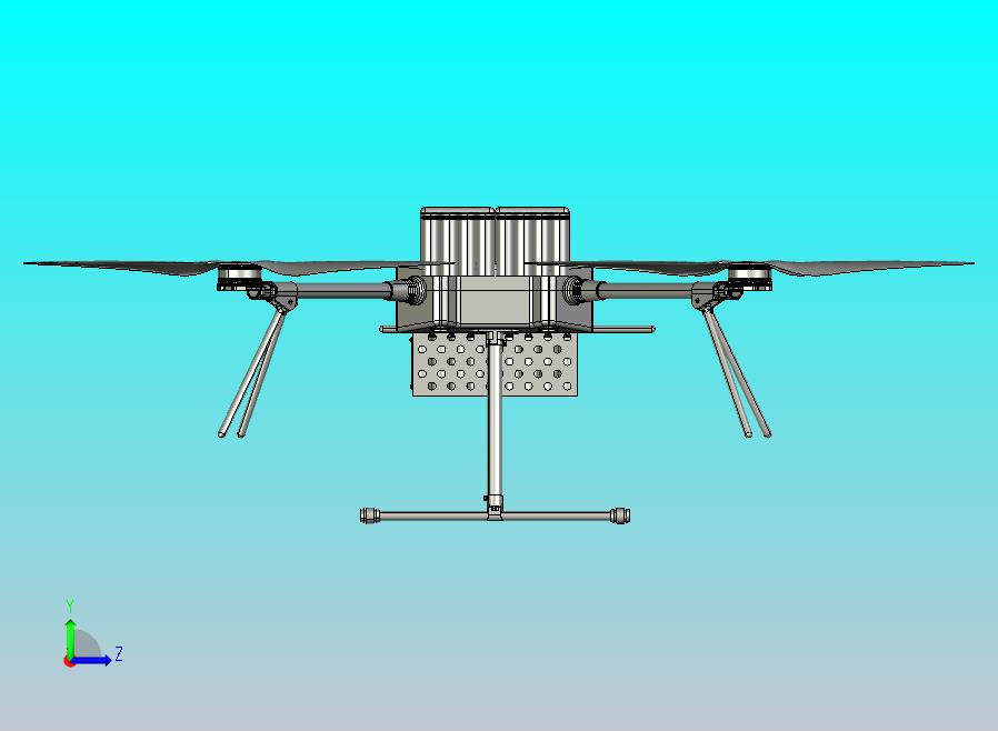 消毒器喷洒重型升降机无人机