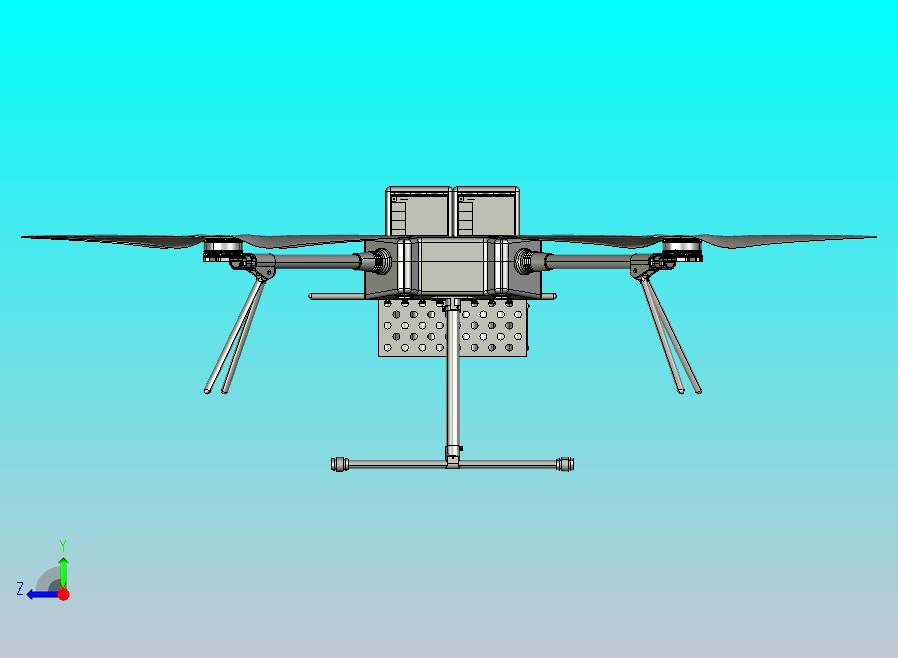 消毒器喷洒重型升降机无人机