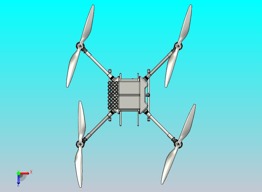 消毒器喷洒重型升降机无人机