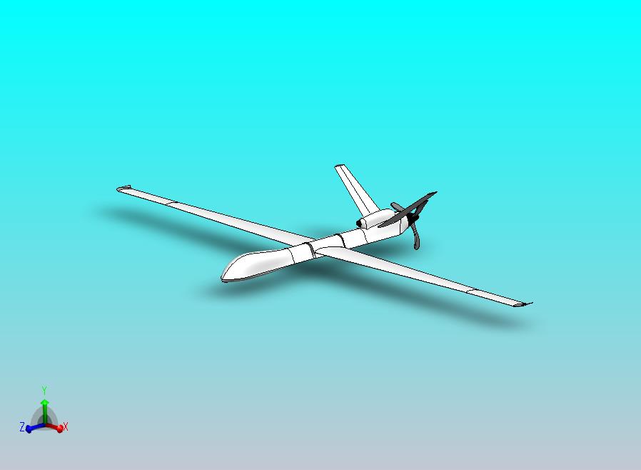原子MQ-9收割机无人机